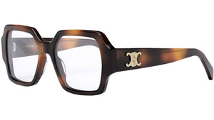 Triomphe Classic Havana Square Eyeglasses