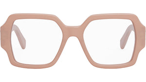 Triomphe Peach Square Eyeglasses