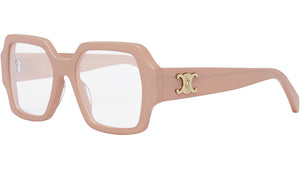 Triomphe Peach Square Eyeglasses