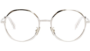 Metal Rose Gold Geometric Eyeglasses