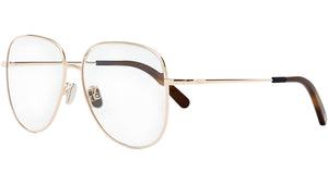 Mini CD O A1U Gold Pilot Eyeglasses