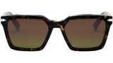 DiorBlackSuit S3I Havana Geometric Sunglasses