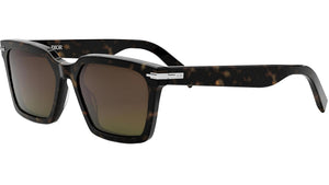 DiorBlackSuit S3I Havana Geometric Sunglasses