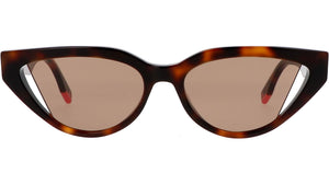 Fendi Way Havana Cat Eye Sunglasses