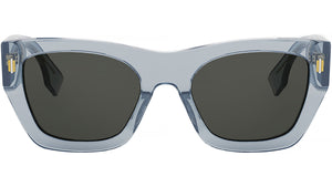 Fendi Roma Blue Rectangular Sunglasses