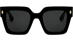 Fendi Roma Black Square Sunglasses