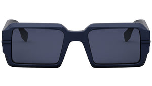 Fendigraphy Blue Rectangular Sunglasses