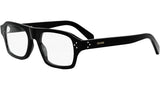 CELINE 3 Dots Black Rectangular Eyeglasses