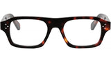 CELINE 3 Dots Dark Havana Rectangular Eyeglasses