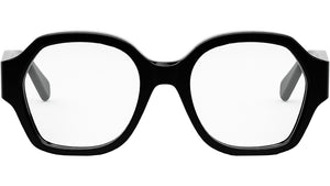 Triomphe Black Geometric Eyeglasses