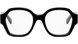 Triomphe Black Geometric Eyeglasses