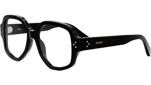 CELINE 3 Dots Black Geometric Eyeglasses