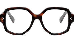 CELINE 3 Dots Dark Havana Geometric Eyeglasses