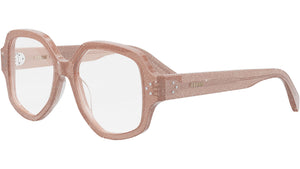 CELINE 3 Dots Pink Glitter Geometric Eyeglasses