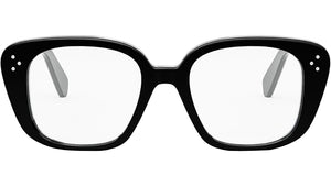 CELINE 3 Dots Black Butterfly Eyeglasses