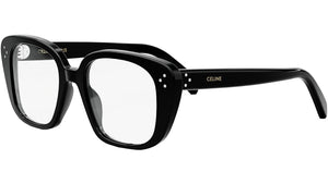 CELINE 3 Dots Black Butterfly Eyeglasses