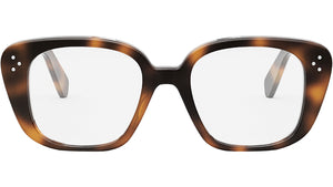 CELINE 3 Dots Classic Havana Butterfly Eyeglasses