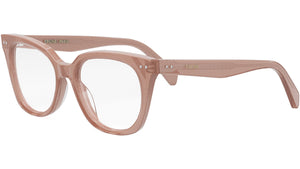 CELINE Thin Milky Pink Glitter Cat eye Eyeglasses