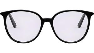 Mini CD O R4I Black Round Eyeglasses