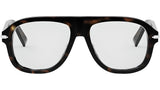 DiorBlackSuitO N4I Havana Pilot Eyeglasses