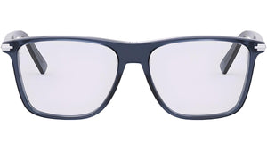 DiorBlackSuitO 18I Blue Geometric Eyeglasses