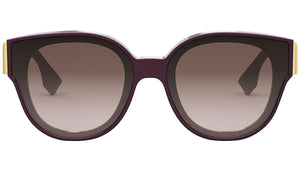 Fendi First Purple Round Sunglasses