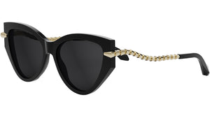 Snakes Black Cat Eye Sunglasses