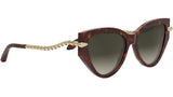 Serpenti Havana Cat Eye Sunglasses