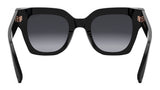 B.zero1 Black Geometric Sunglasses