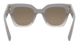 B.zero1 Gray Geometric Sunglasses