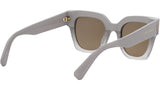 B.zero1 Gray Geometric Sunglasses