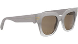 B.zero1 Gray Geometric Sunglasses