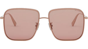 B.zero1 Rose Gold Square Sunglasses