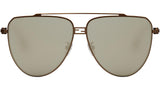 Baguette Brown Pilot Sunglasses