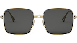 Baguette Yellow Square Sunglasses