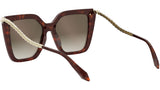 Serpenti Havana Butterfly Sunglasses