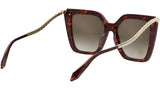 Serpenti Havana Butterfly Sunglasses