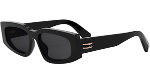 B.zero1 Black Rectangular Sunglasses