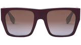 Baguette Red Square Sunglasses