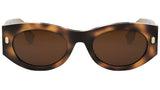 Fendi Roma Havana Oval Sunglasses