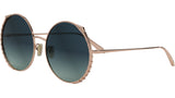 Snakes Rose Round Sunglasses