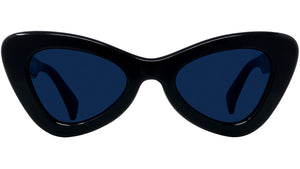 1970 Black Butterfly Sunglasses