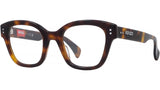 Boke Flower Havana Geometric Eyeglasses