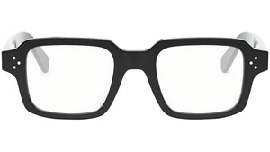 CELINE 3 Dots Black Rectangular Eyeglasses