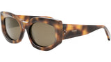 CELINE 3 Dots Classic Havana Butterfly Sunglasses