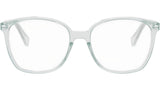 CELINE Thin Green Geometric Eyeglasses