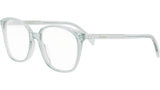 CELINE Thin Green Geometric Eyeglasses