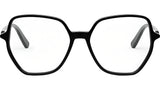 Mini CD O S8I Black Geometric Eyeglasses