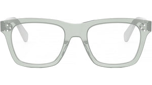 CELINE 3 Dots Green Square Eyeglasses