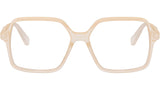 CELINE Thin Orange Geometric Eyeglasses